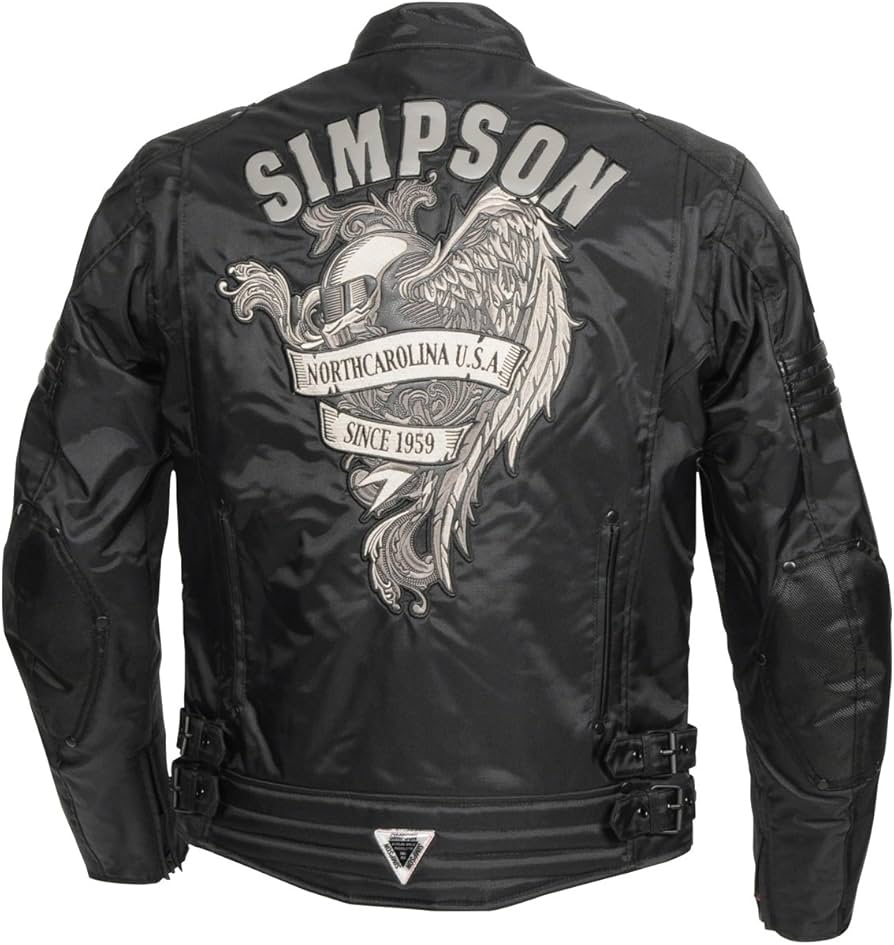 Amazon.co.jp: シンプソン(SIMPSON) バイク用ジャケット Nylon Jacket